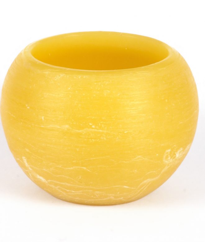 Hollow Ball Candle (Yellow)