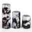Two Layer Pillar Candles (Black and White)